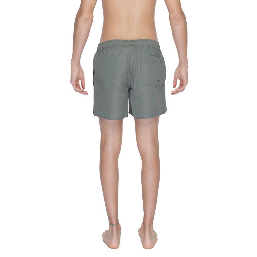 Emporio Armani Underwear Green Polyester Swim Short - Hilstor