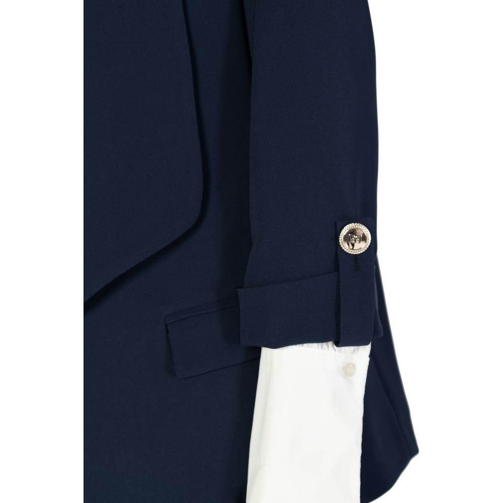 Rinascimento Blue Polyester Suits & Blazer - Hilstor