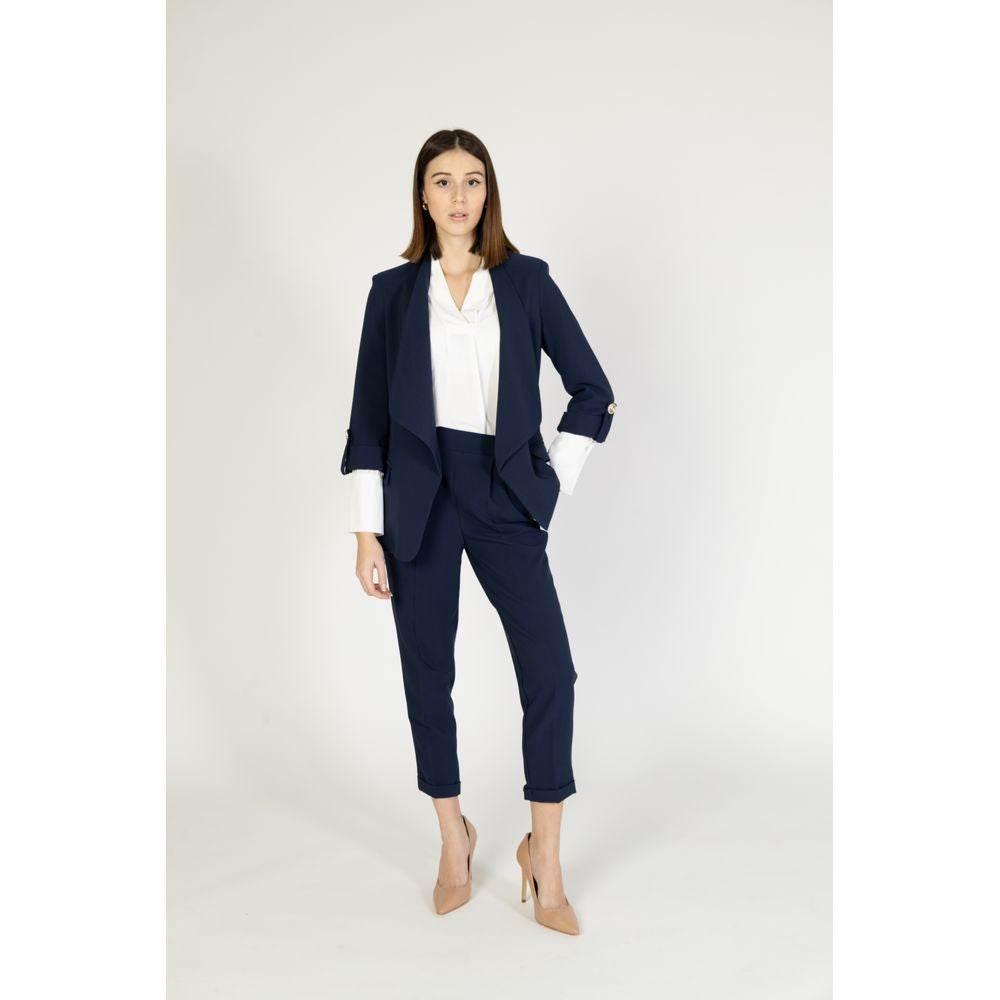 Rinascimento Blue Polyester Suits & Blazer - Hilstor