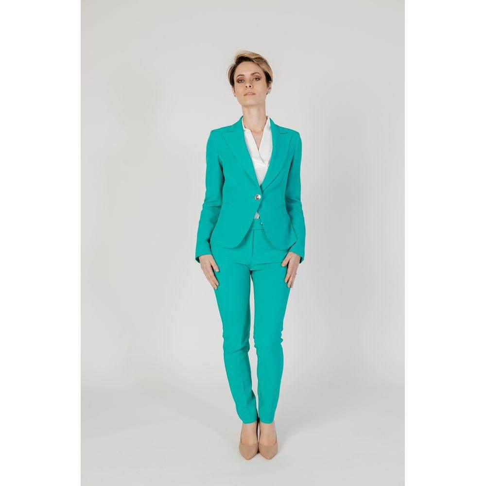 Rinascimento Green Polyester Pant - Hilstor