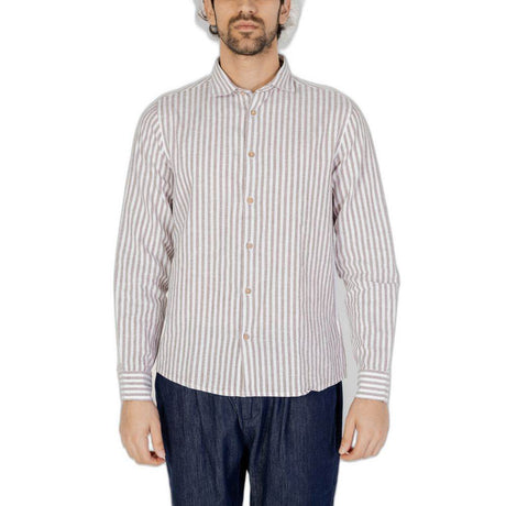 Hamaki-Ho Brown Linen Shirt - Hilstor