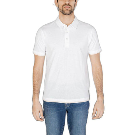 Hamaki-Ho White Cotton Polo Shirt - Hilstor