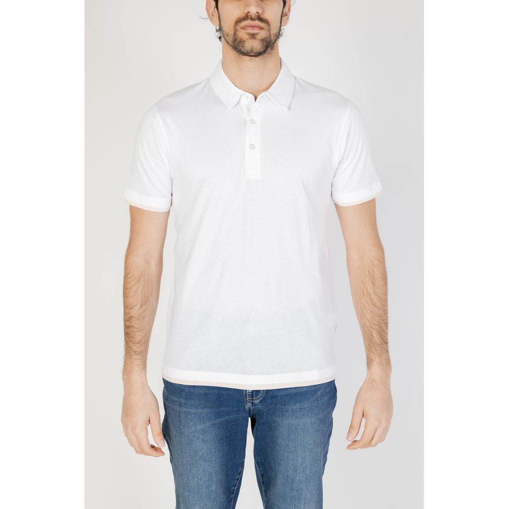 Hamaki-Ho White Cotton Polo Shirt - Hilstor