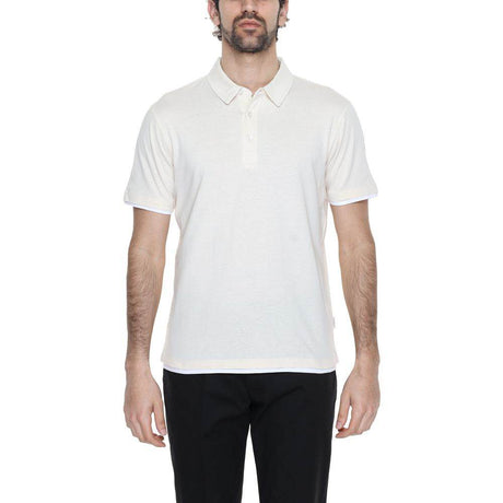 Hamaki-Ho Cream Cotton Polo Shirt - Hilstor