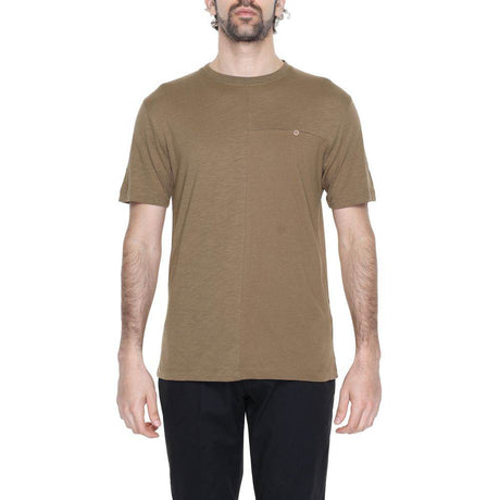 Hamaki-Ho Gray Cotton T-Shirt - Hilstor
