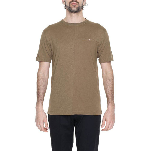 Hamaki-Ho Gray Cotton T-Shirt - Hilstor