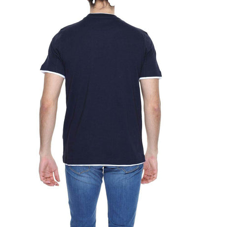Hamaki-Ho Blue Cotton T-Shirt - Hilstor