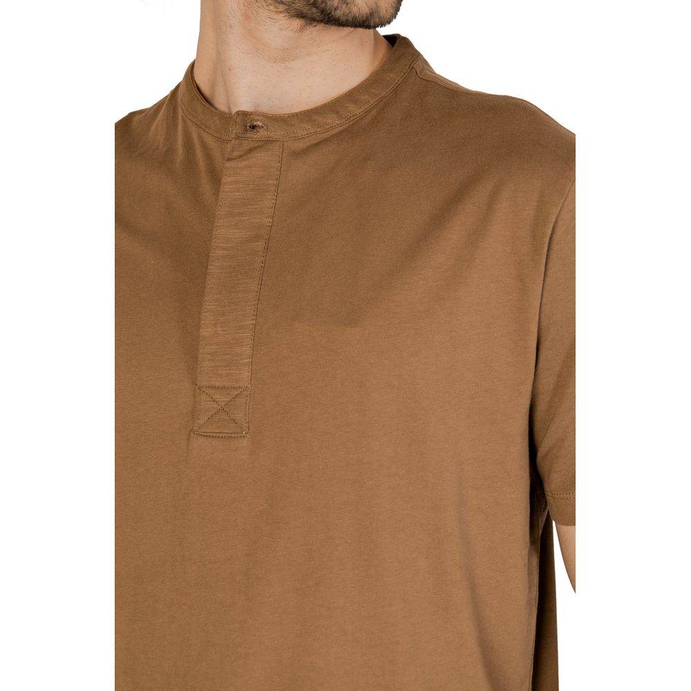 Hamaki-Ho Gray Cotton T-Shirt - Hilstor