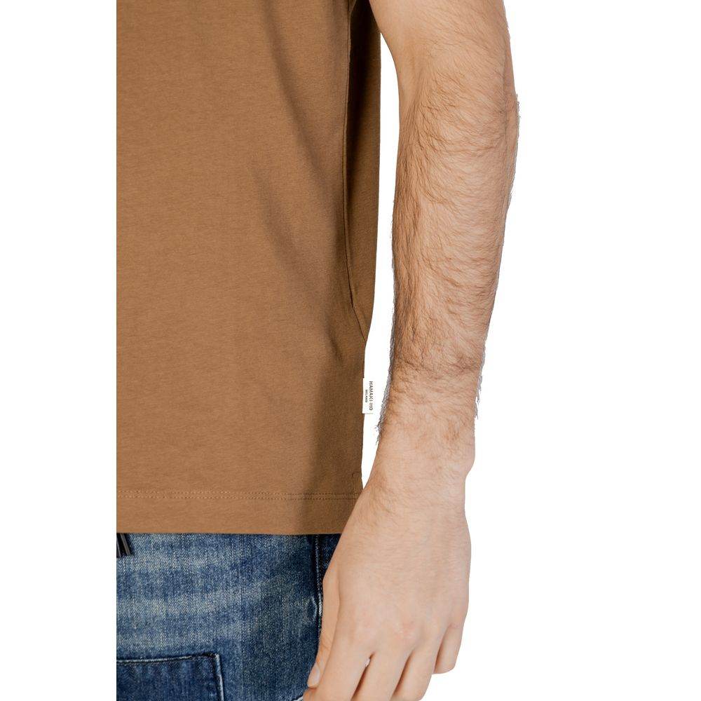 Hamaki-Ho Gray Cotton T-Shirt - Hilstor