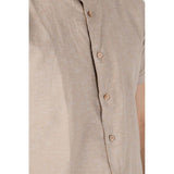Hamaki-Ho Beige Linen Shirt - Hilstor
