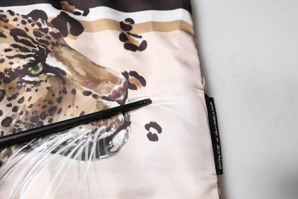 Dolce & Gabbana Black Leopard Cotton Short Sleeves T-shirt - Hilstor