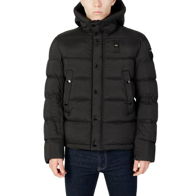 Blauer Black Polyamide Jacket - Hilstor