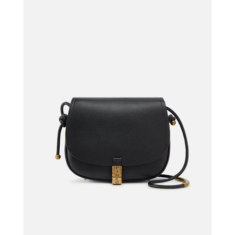 PINKO Black Leather Women Crossbody Bag - Hilstor