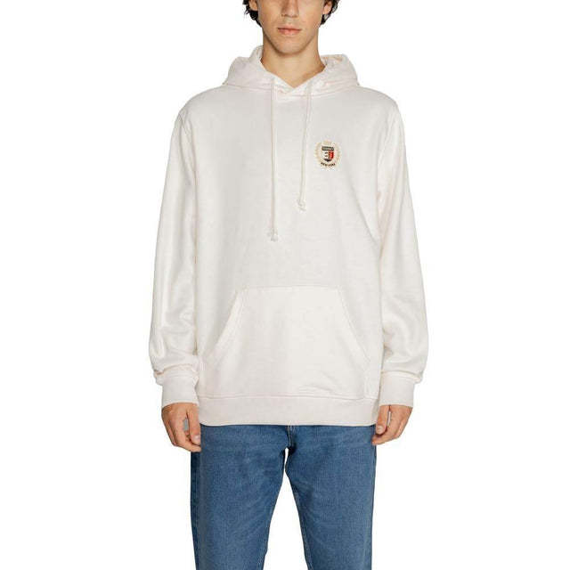 Tommy Hilfiger Jeans White Cotton Hoody - Hilstor