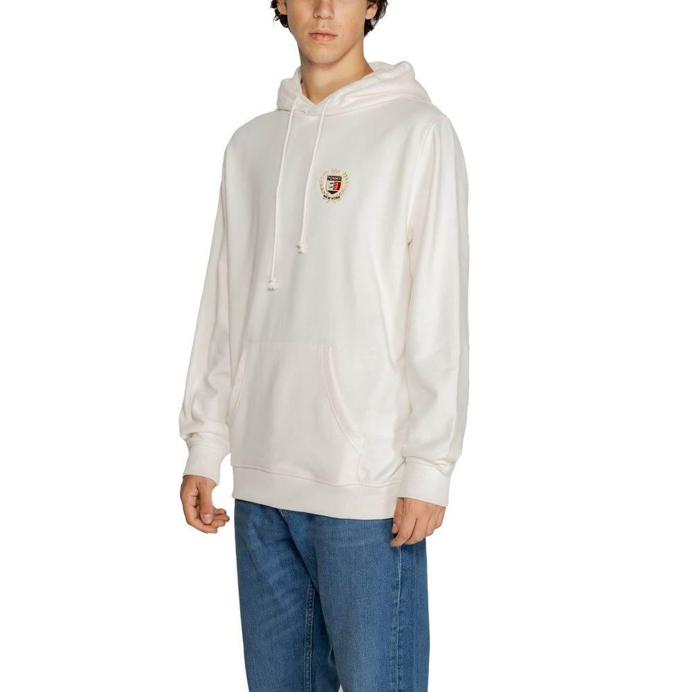 Tommy Hilfiger Jeans White Cotton Hoody - Hilstor