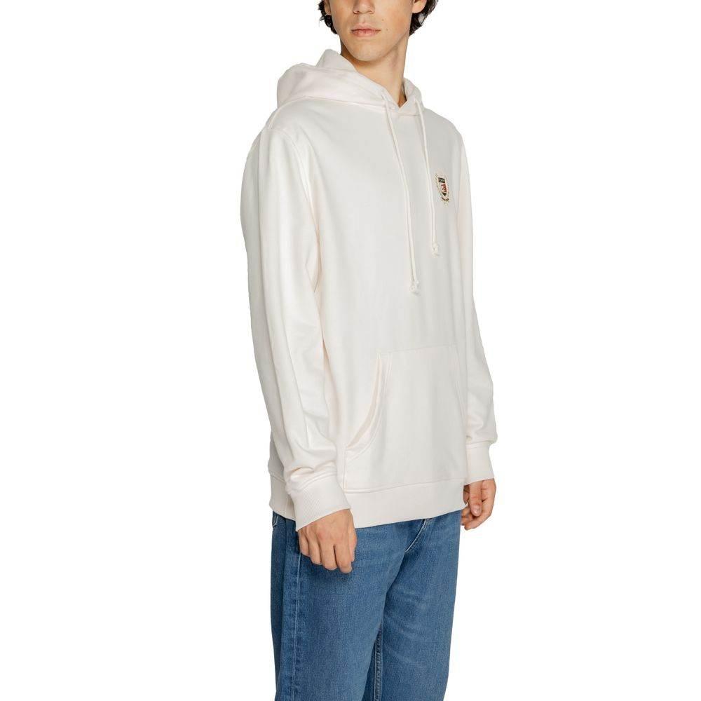 Tommy Hilfiger Jeans White Cotton Hoody - Hilstor