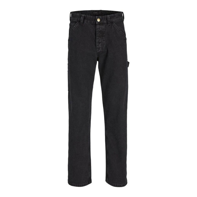 Jack Jones Black Cotton Relaxed Fit Jean - Hilstor