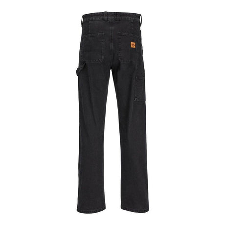 Jack Jones Black Cotton Relaxed Fit Jean - Hilstor