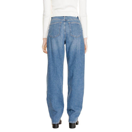 Calvin Klein Jeans Blue Cotton Relaxed Fit Jean - Hilstor