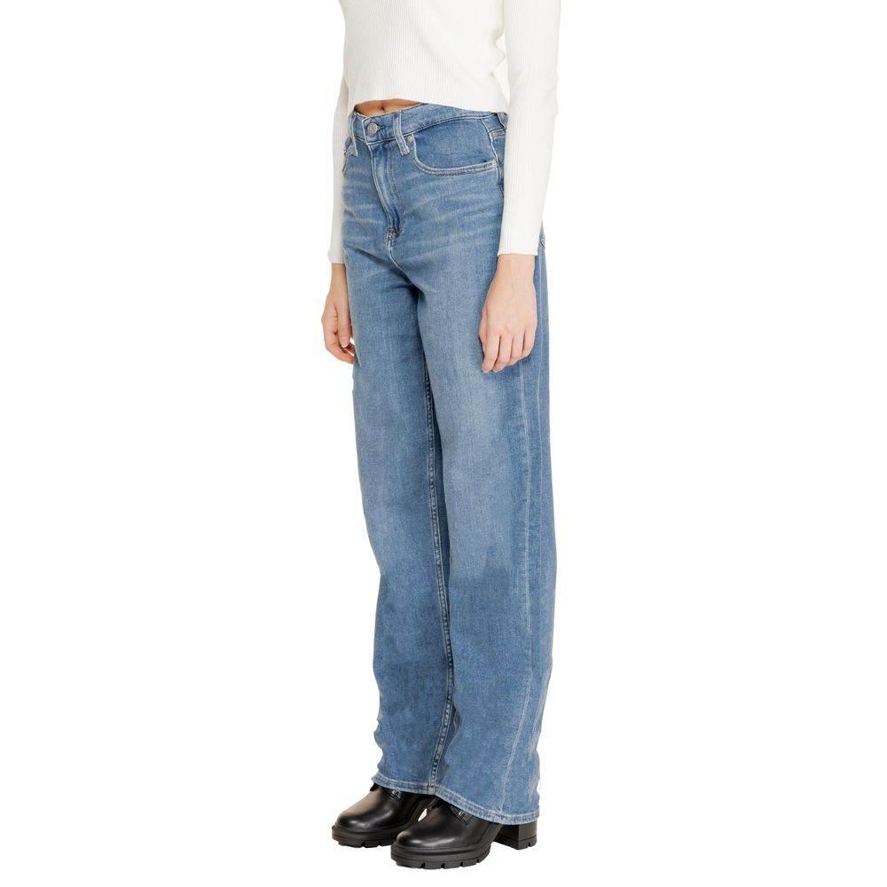 Calvin Klein Jeans Blue Cotton Relaxed Fit Jean - Hilstor