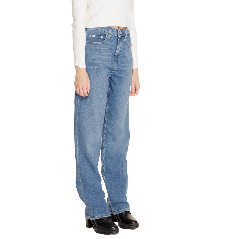 Calvin Klein Jeans Blue Cotton Relaxed Fit Jean - Hilstor