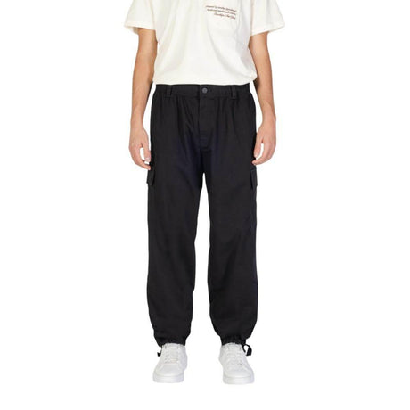 Calvin Klein Jeans Black Recycled Cotton Pant - Hilstor