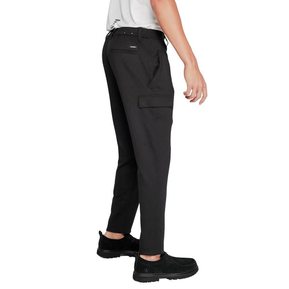 Calvin Klein Black Recycled Polyester Jeans & Pant - Hilstor