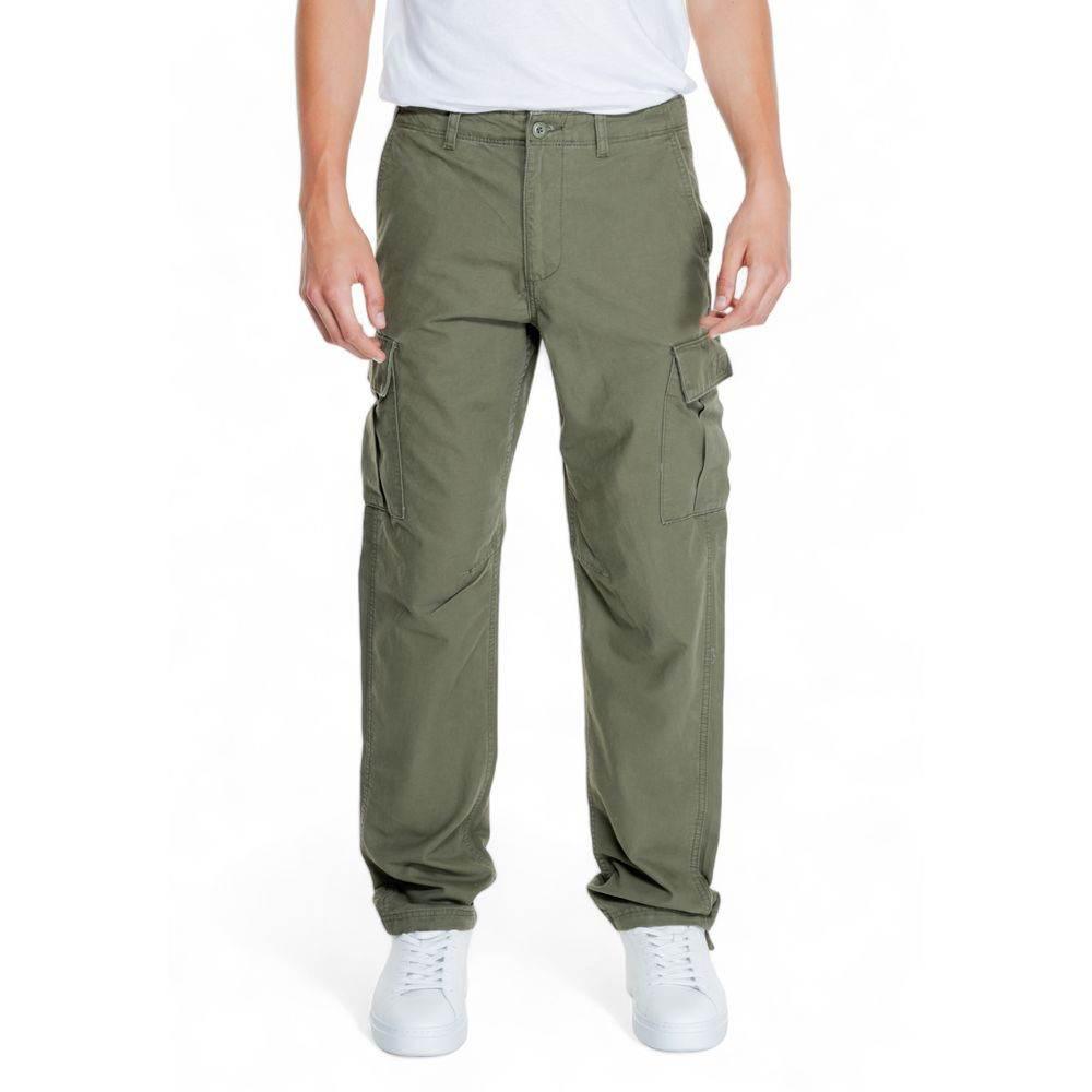 Jack Jones Green Cotton Pant - Hilstor
