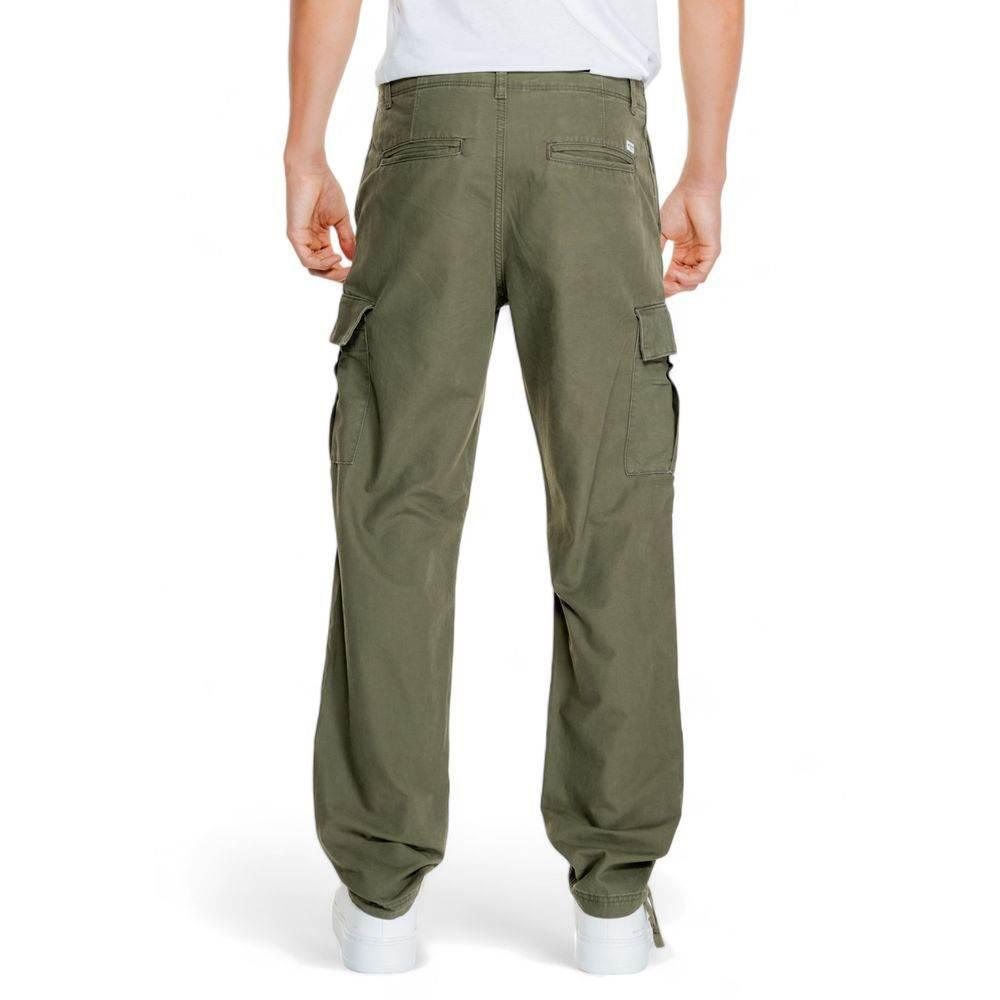 Jack Jones Green Cotton Pant - Hilstor