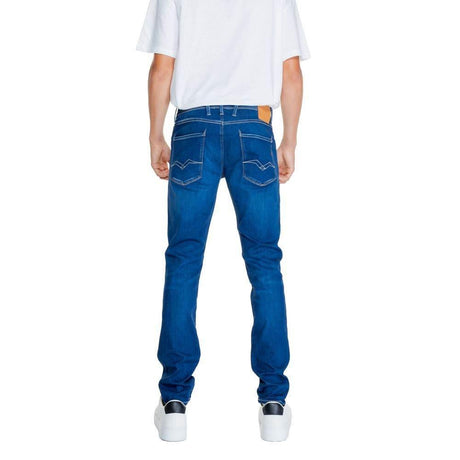 Replay Blue Cotton Jeans & Pant - Hilstor