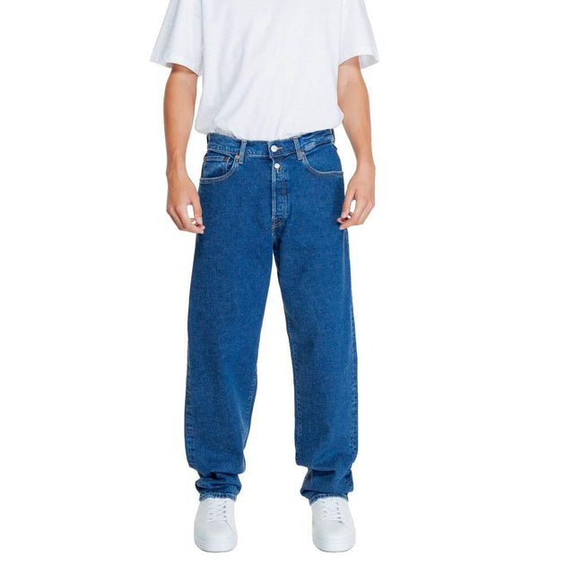 Replay Blue Cotton Jeans & Pant - Hilstor