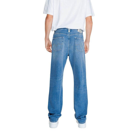 Replay Blue Cotton Jeans & Pant - Hilstor