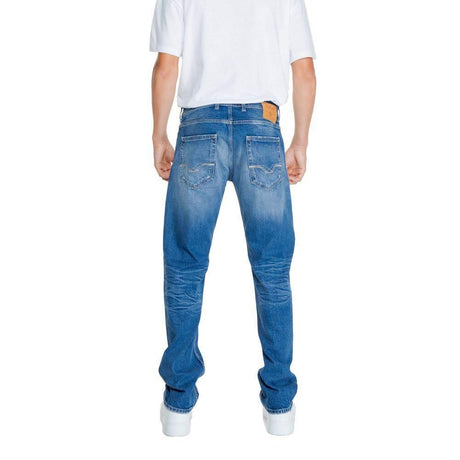 Replay Blue Cotton Jeans & Pant - Hilstor