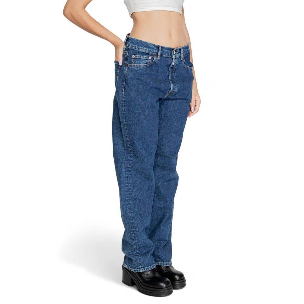 Replay Blue Cotton Jeans & Pant - Hilstor