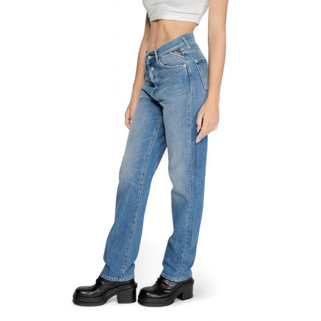Replay Blue Cotton Jeans & Pant - Hilstor