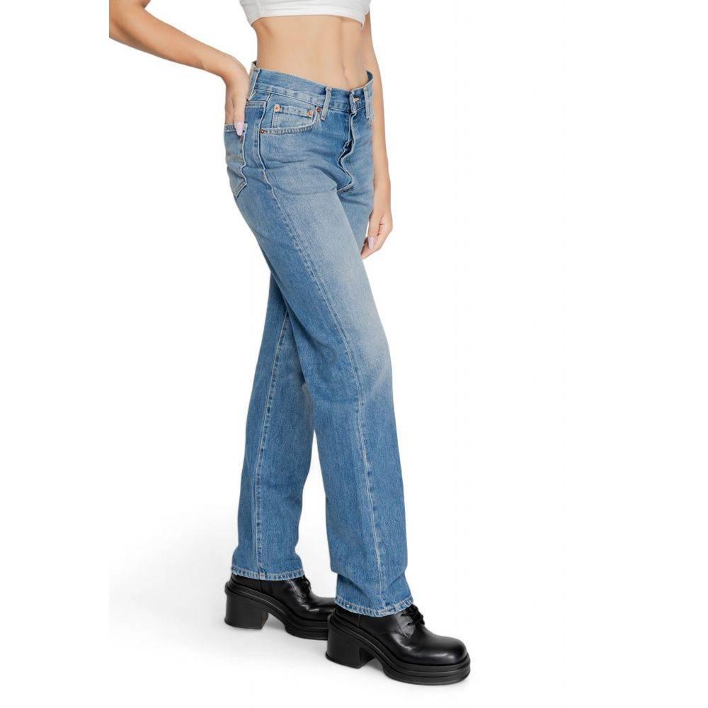 Replay Blue Cotton Jeans & Pant - Hilstor