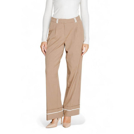 Only Brown Recycled Polyester Jeans & Pant - Hilstor