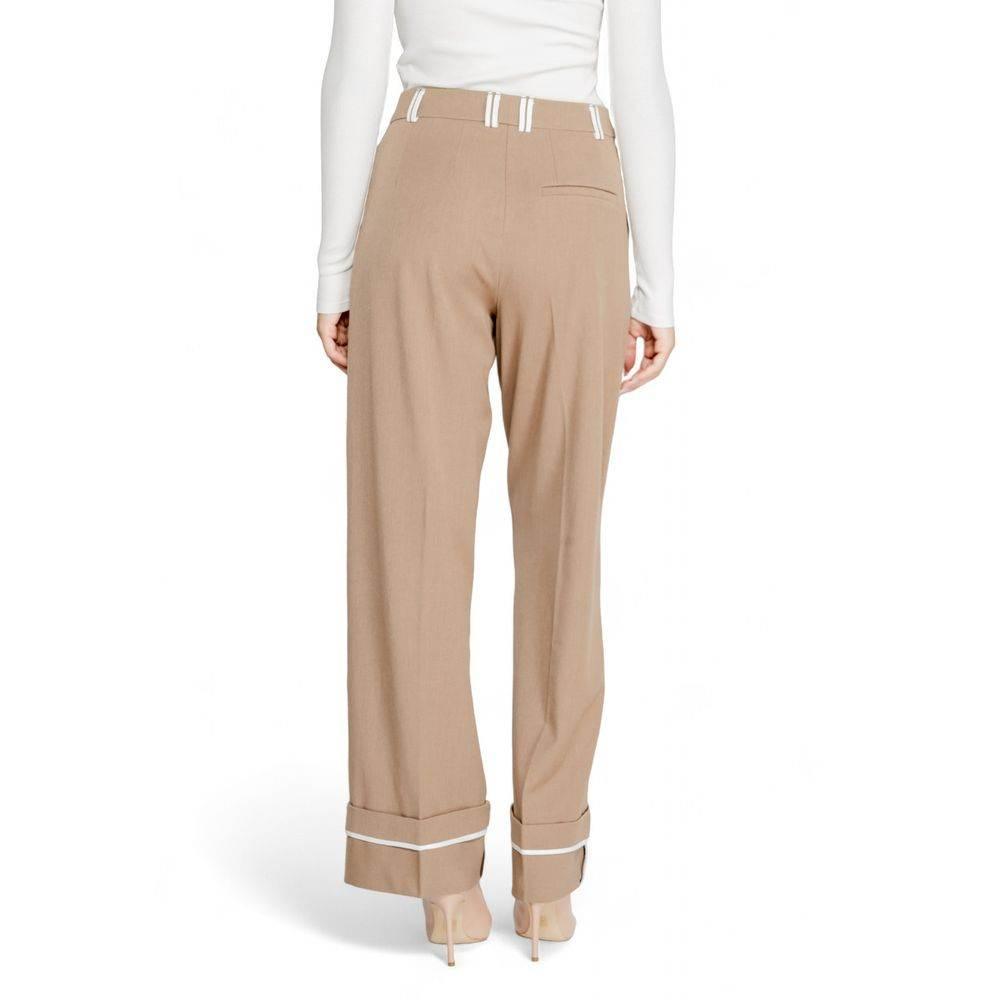 Only Brown Recycled Polyester Jeans & Pant - Hilstor