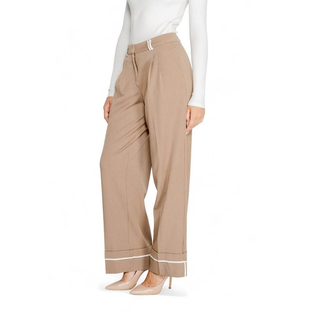 Only Brown Recycled Polyester Jeans & Pant - Hilstor