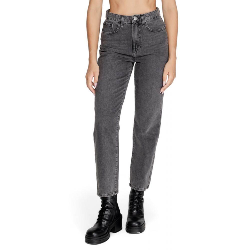 Only Gray Cotton Jeans & Pant - Hilstor