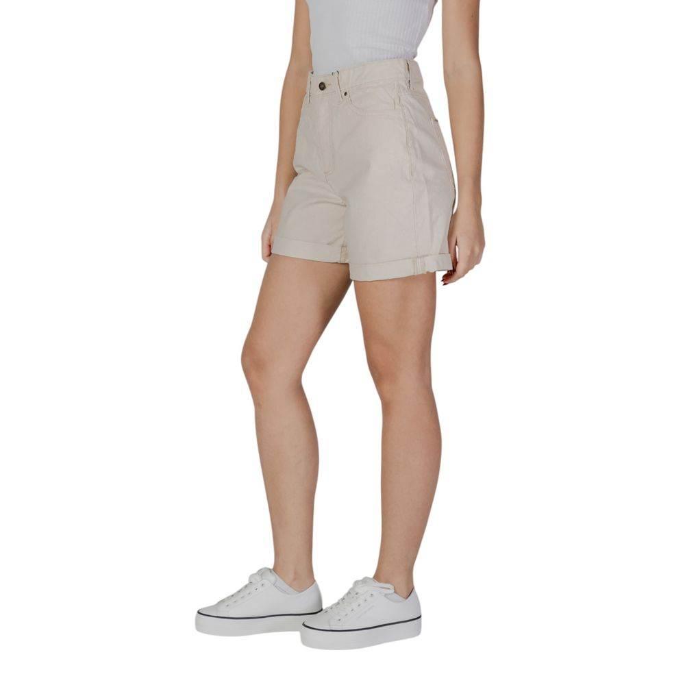 B.Young Beige Cotton Short - Hilstor