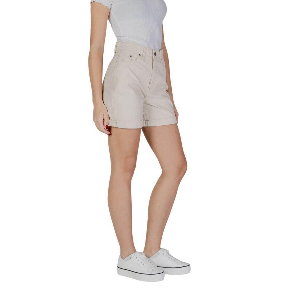 B.Young Beige Cotton Short - Hilstor