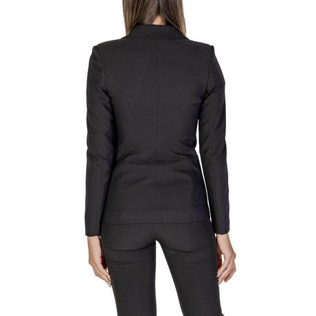 Sandro Ferrone Black Polyester Suits & Blazer - Hilstor