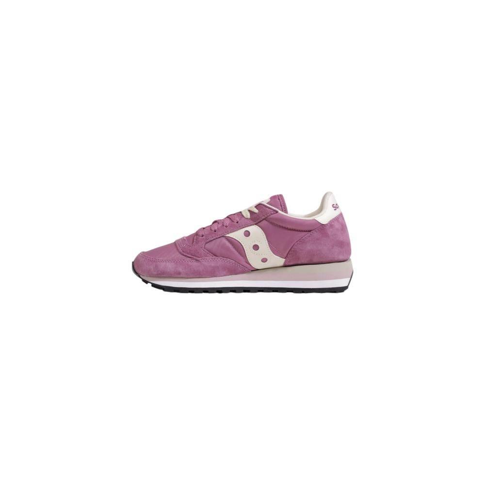 Saucony Pink Suede Leather Sneaker - Hilstor