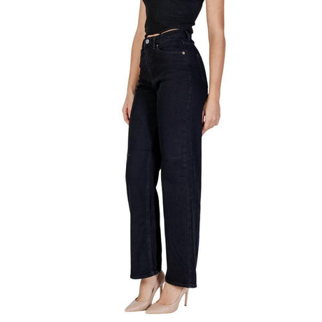 Vero Moda Black Cotton Mom Jean - Hilstor