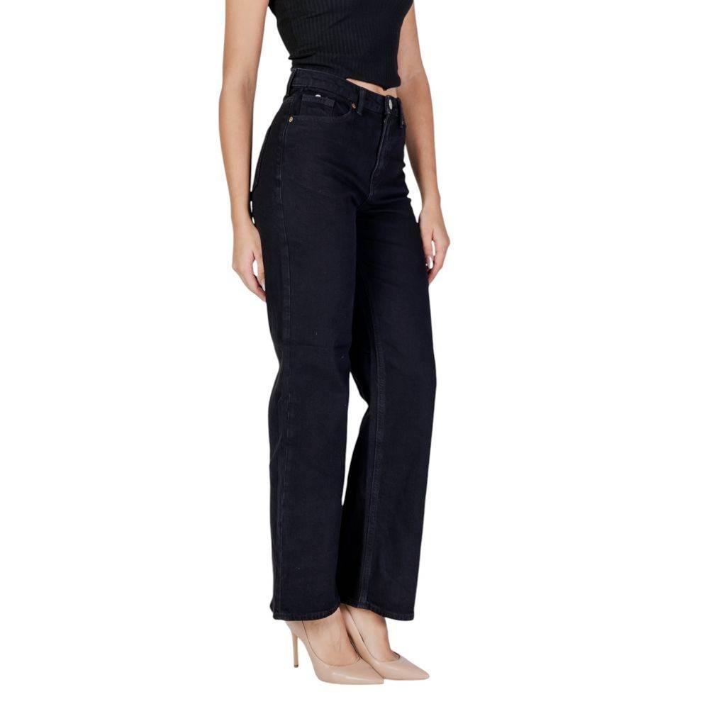 Vero Moda Black Cotton Mom Jean - Hilstor