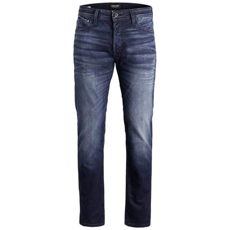 Jack Jones Blue Cotton Relaxed Fit Jean - Hilstor