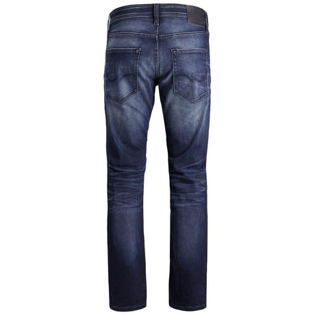 Jack Jones Blue Cotton Relaxed Fit Jean - Hilstor