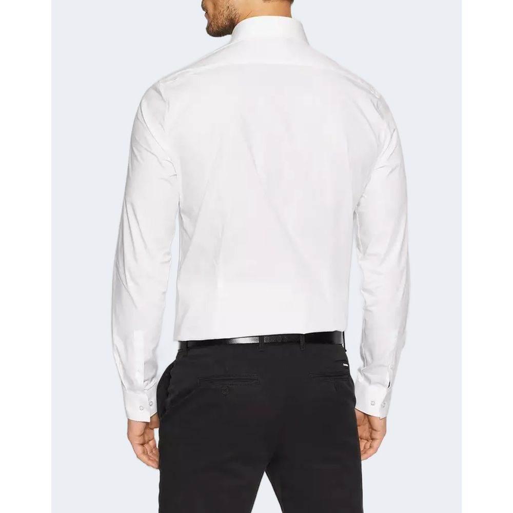 Calvin Klein White Cotton Shirt - Hilstor