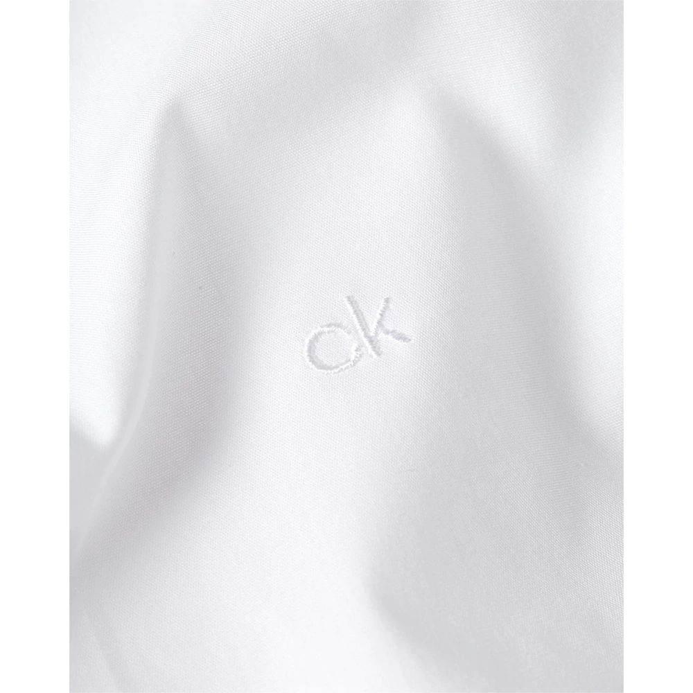 Calvin Klein White Cotton Shirt - Hilstor